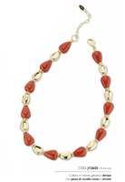 Necklace Sovrani Woman in Brass J12625